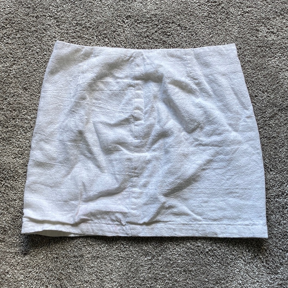 White Mini Skirt